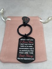 Girlfriend Gifts Wife Gifts,I Love You Key Chain.