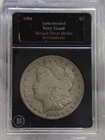 1904 S US Morgan Silver Dollar $1 VG Collectors Slab Bradford