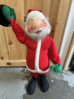 Vntg. 29  Annalee Santa Clause 1974 Design Poseable Figure