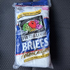 VINTAGE FRUIT Fruit Of The LOOM BRIEFS BOYS SZ 14 Cotton 1996 NIP