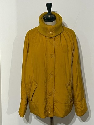 WEEKEND by MAX MARA Cappotto Mantel Lungo gelb Wolle Wolle Gr. ita 40
