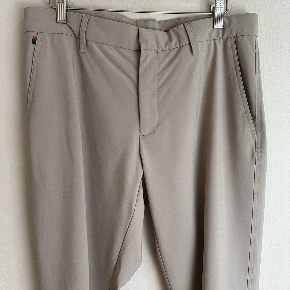 J Lindeberg Pants Mens 32x30 Beige Slim Fit Golf Trousers Stretch Lightweight - Image 4 of 4