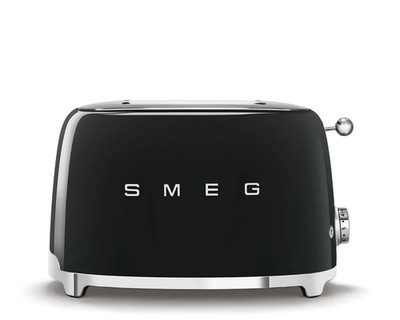 SMEG 2-slice Retro Style Toaster, Black, NEW