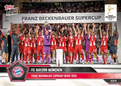 2025-26 Topps Now Bundesliga FC Bayern München Supercup Sieger