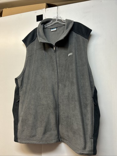 Columbia  Fleece Vest Men’s 5XL Gray - Picture 1 of 4