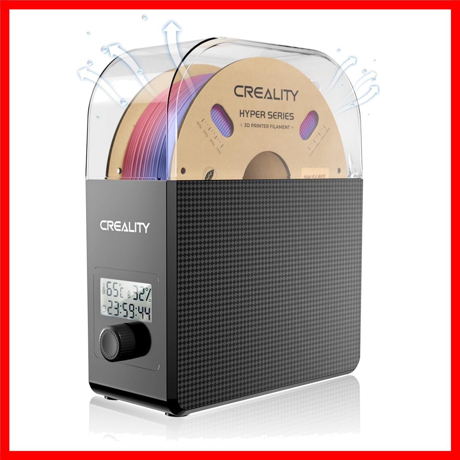 Echtzeit 3D Filament Trockner Box: Schnelles Aufheizen & Feuchtigkeitskontrolle