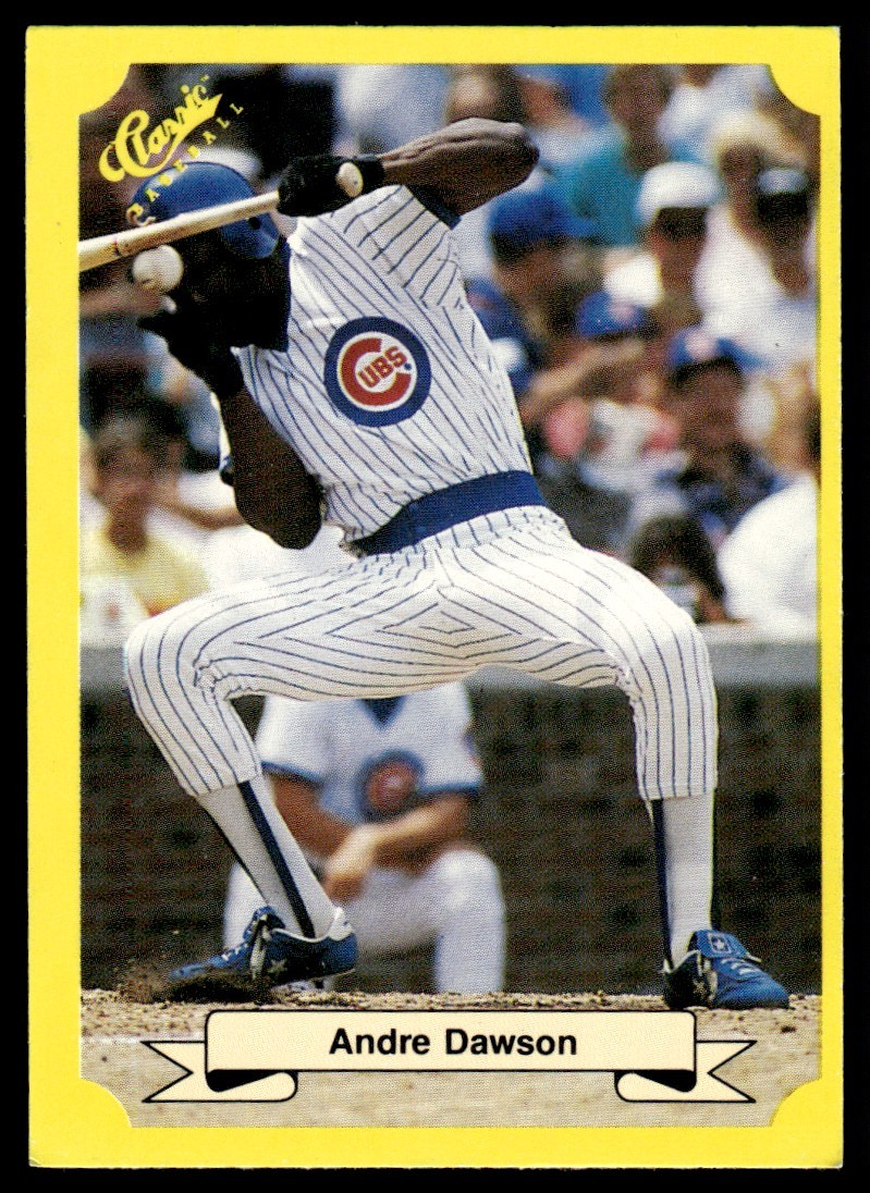 1987 Classic Update Yellow / Green Back Andre Dawson #124