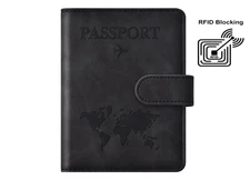 Eoehro Passport Holder for Travel Essentials, Passport Wallet Cover Case #102