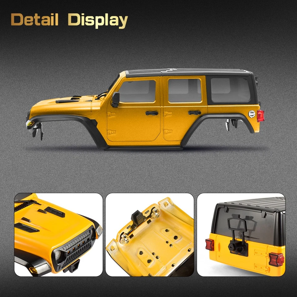 AUSTAR RC 1:18 Car Shell Casing Hard Body Pickup Cover For 1/18 RC Crawler Car - Image 3 of 4