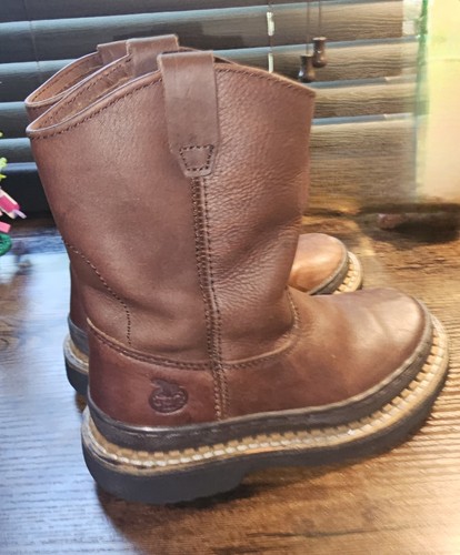 Georgia Boot Boys' Sz 1m Little Georgia Giant Wellington Boots - Round Toe - Picture 5 of 10