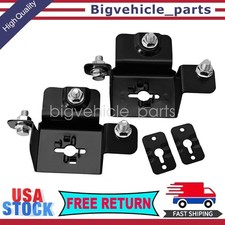New Hood Pin Retainer Bracket Plate Set Fit 1969-1972 Oldsmobile Cutlass 442 W25
