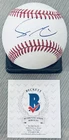 SPECTACULAR YU DARVISH WITH 11 BECKETT AUTHENTICATED SIGNED NEW MANFRED BASEBALL