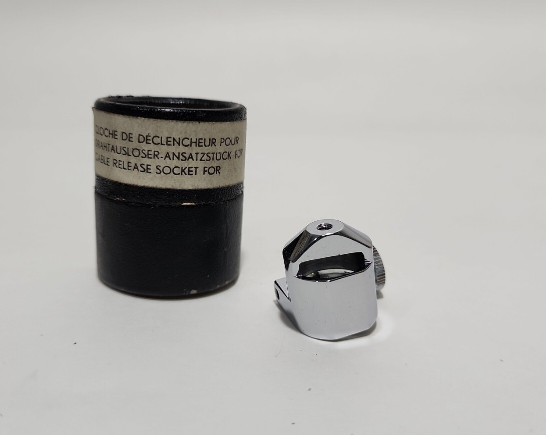 Original Bolex Cable Release Socket for Bolox H16RX-Matic Camera With  Box