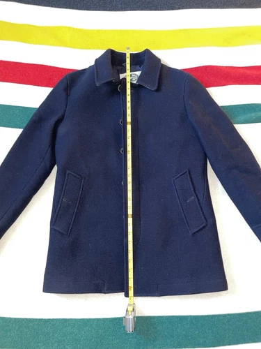 Camplin North Overcoat (Wool) Navy With Insulation (XS/S - 46) image 3