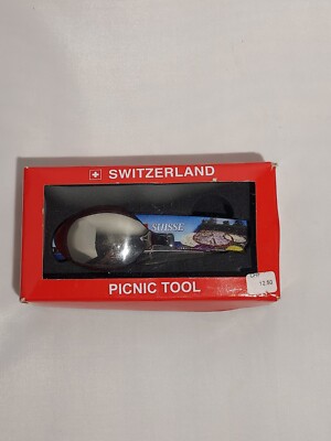Cotfer Geneve Suisse Switzerland Picnic Tool-spoon, fork, knife, bottle opener 