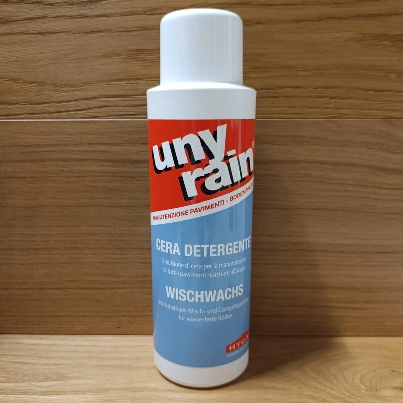 CERA DETERGENTE UNYRAIN 1 Litro € 15,90 per pavimenti resistenti all'acqua