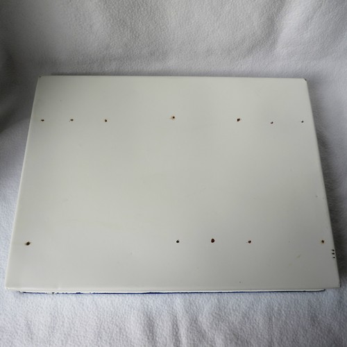 sehr große alte PRIMA Email Instrumentenschale Emaille mit Deckel 40x30cm - Picture 6 of 8