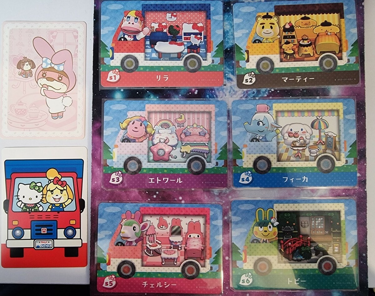 Sanrio Villagers Pre Order Animal Crossing Sanrio Amiibo Cards