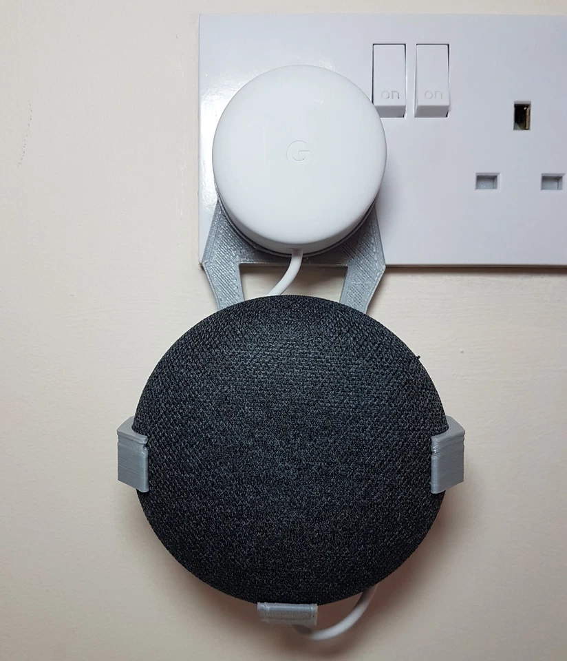Google Home Mini Adjustable Plug Hanger : Grey - Imagen 3 de 4