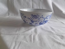 Royal Design Porzellan Schale blau weiss