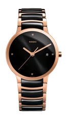 New Rado Centrix Diamonds High-Tech Ceramic Black Dial Men's Watch R30554712  