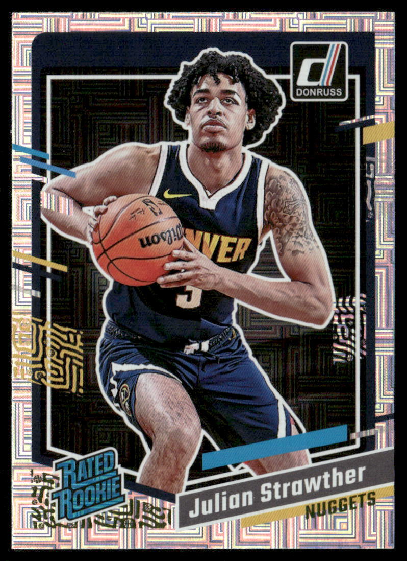 2023-24 Donruss #242 Julian Strawther Choice RC Rookie