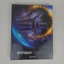 enVision Algebra 1 Student Edition Common Core Math Savvas 2024 New