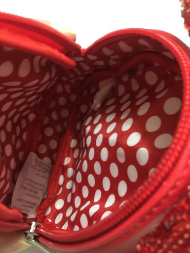 NUEVO CON ETIQUETAS Loungefly Parques Disney MINNIE Mochila de Lentejuelas Muñequera Riñonera Bolso Cinturón - Imagen 12 de 13