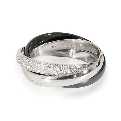 【Cartier】Trinity Ring Ceramic Classic Model Trinity ring, ceramic, classic model