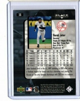 2000 Upper Deck Black Diamond #56 Derek Jeter New York