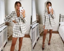 Checked Printed Blazer