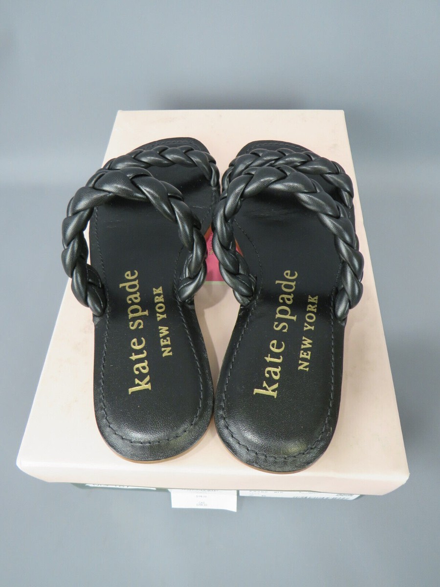 Kate Spade New York Women's Miami Slide Sandals - Black - Size 6.5
