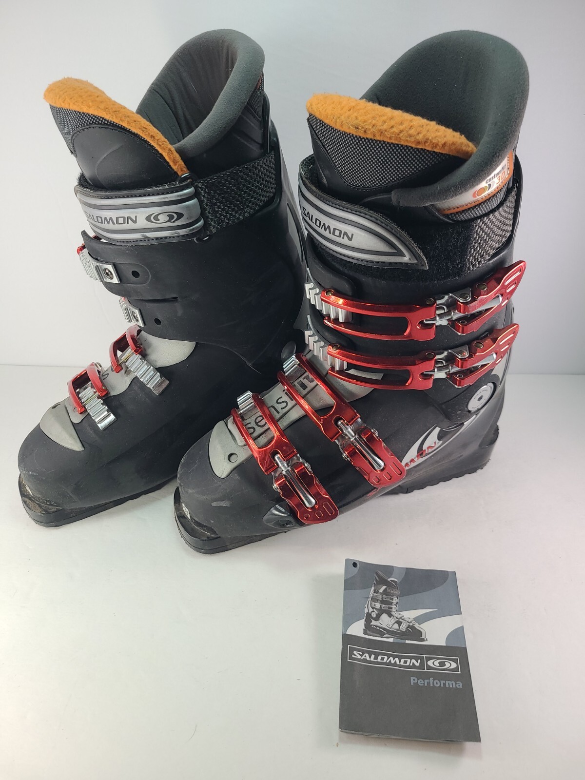Scarponi da sci Salomon Performa 7.0 Sensi Fit Downhill con fodere 3D da uomo taglia 7