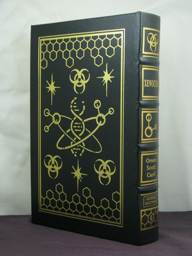 signed by author, Ender Wiggin 3: Xenocide by Orson Scott Card, Easton Press - Picture 2 of 4