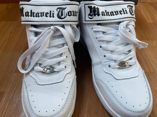 MAKAVELI Branded sneakers, 2Pac shoes , Hi Top vintage basketball size 8,5 US 9 - 第 16/23 張圖片