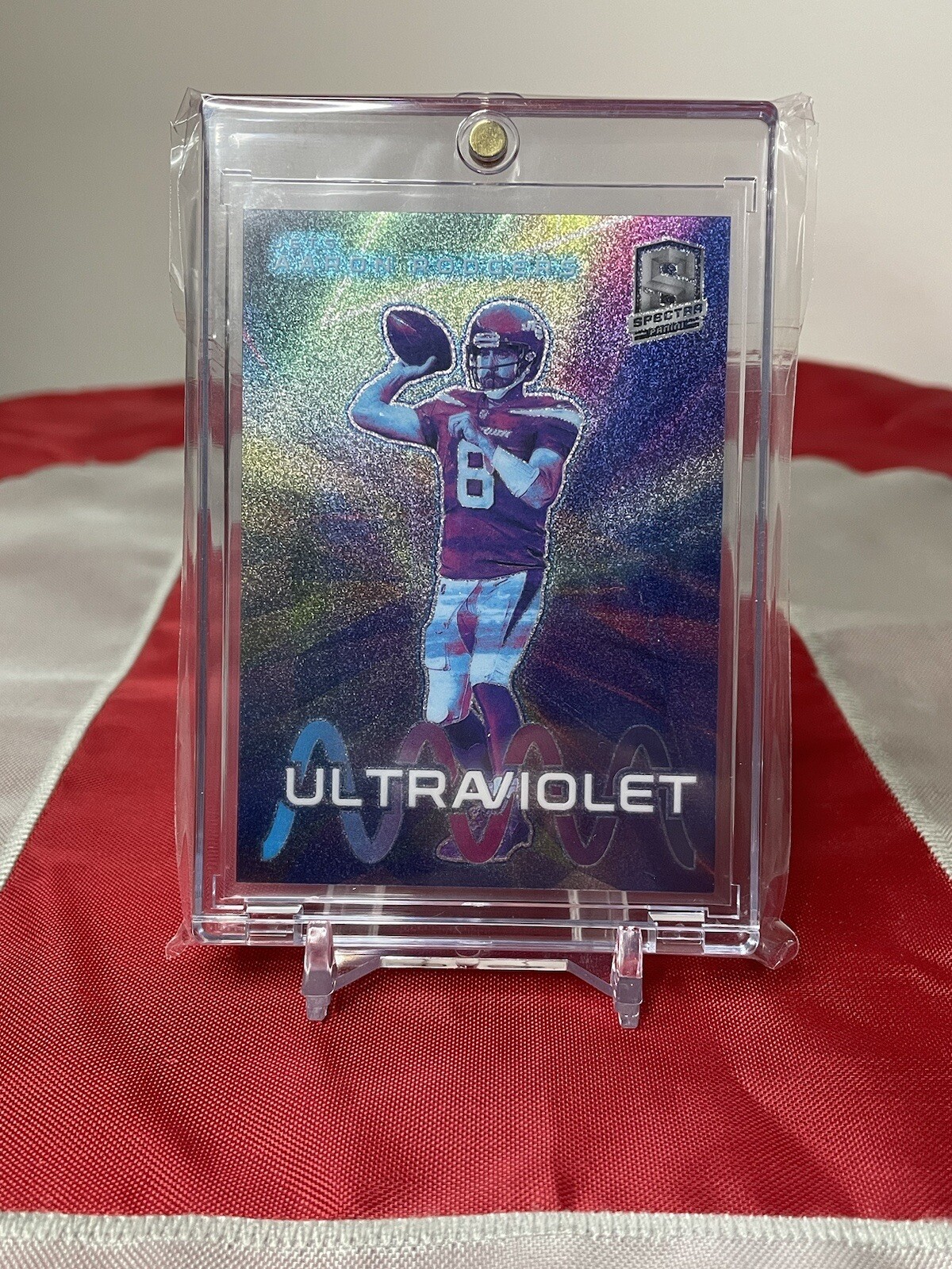 2023 Panini Spectra Aaron Rodgers Ultraviolet CASE HIT! SSP! Future HOF!
