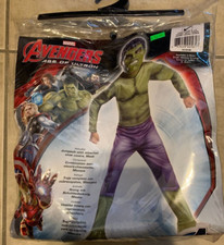Marvel Avengers Age Of Ultron Youth Large 12-14 Hulk Costume NEW w/ Mask
