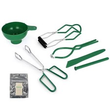 Canning kit 6 Piece Stainless Steel Canning Tools 24 Dissolvable Labels Sunivale