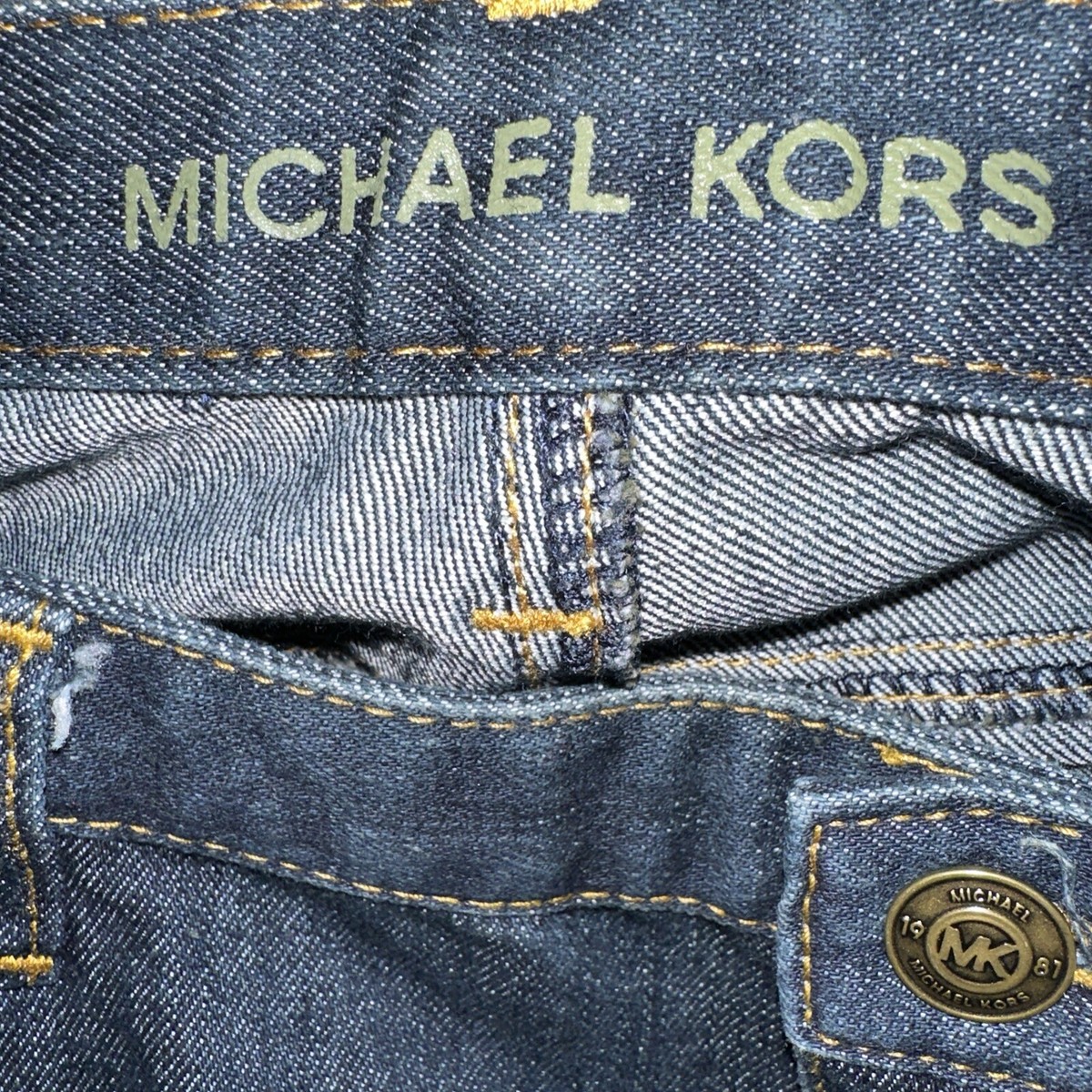 Michael Kors Jean Dark Wash Outer Pocket RN 111818 CA 45885 Michael Kors Jean Dark Wash Outer Pocket RN 111818 CA 45885