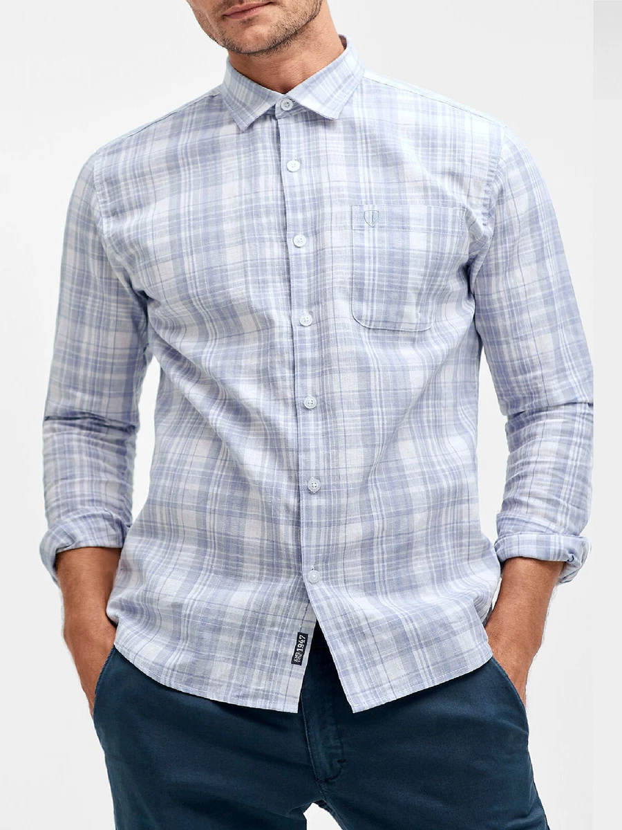Linen big best sale shirt plus size