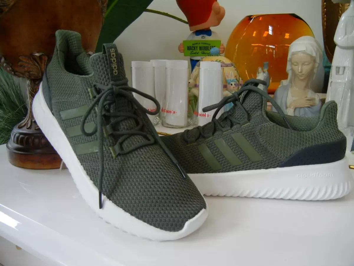 Cloudfoam adidas green hot sale