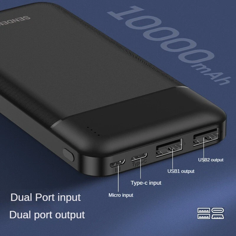 Power Bank 10000mAh 15W Charging Portable External Battery Backup For Cell Phone Power Bank 10000mAh 15W Charging Portable External Battery Backup For Cell Phone