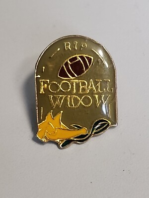 Vintage RIP Football Widow Hat/Lapel Pin/Tie Tack 1986 American Gag Bag ...