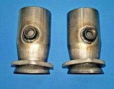 2.5" Ball Header To 3"OD 3 Bolt Socket Reducers With 02 Sensor Bungs Made In USA