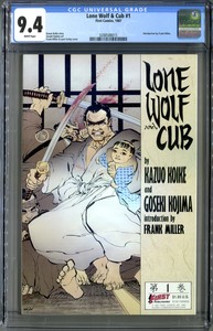 Lone Wolf Cub 1 First Comics 1987 Cgc 9 4 White Frank Miller Ebay