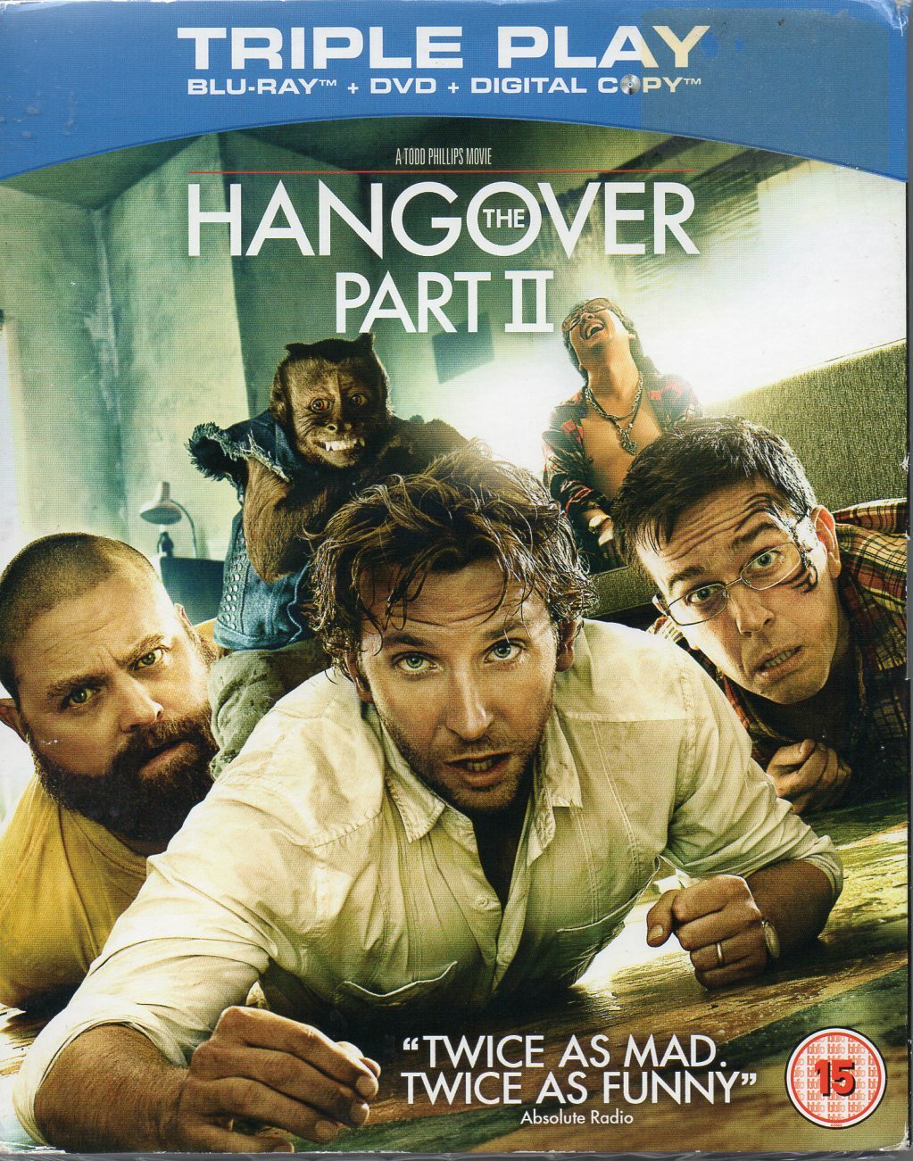 The Hangover Part II Blu-Ray - Region 2 - New & Sealed