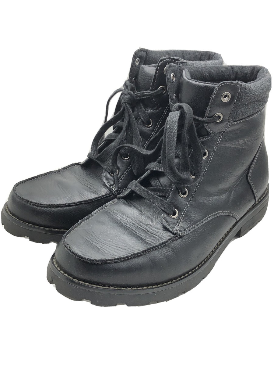 Arizona Jeans Men’s Black Moc Toe Boot Size 10 Ankle Boot Casual Lace Up AriZona Lace Up Boots for Men for Sale | Shop New & Used  main image 4