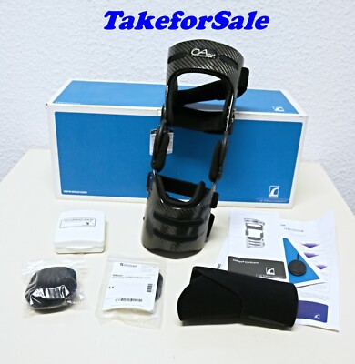 OAsys CartiCare OTS Knieorthesen für Arthrose Clear Carbon Rechts Klein TFS310