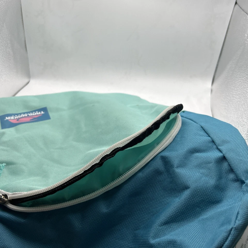 Mochila Trailmaker clássica leve viagem escolar azul nova sem etiquetas - Imagem 4 de 4