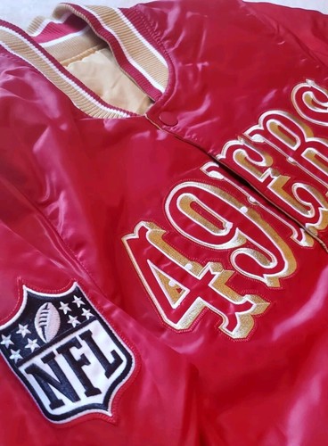 San Francisco 49ers Reversible Starter Jacket Full Snap -Montana To Clark- Med - Picture 7 of 21